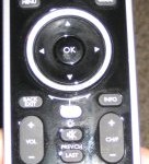 Here's the remote before adding the bumpers