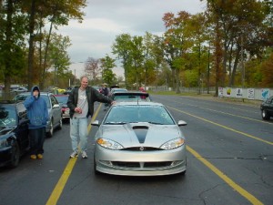 Brad and His Cougar Before Supercharger