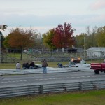 Wrecked Camaro, Smashed Barrier